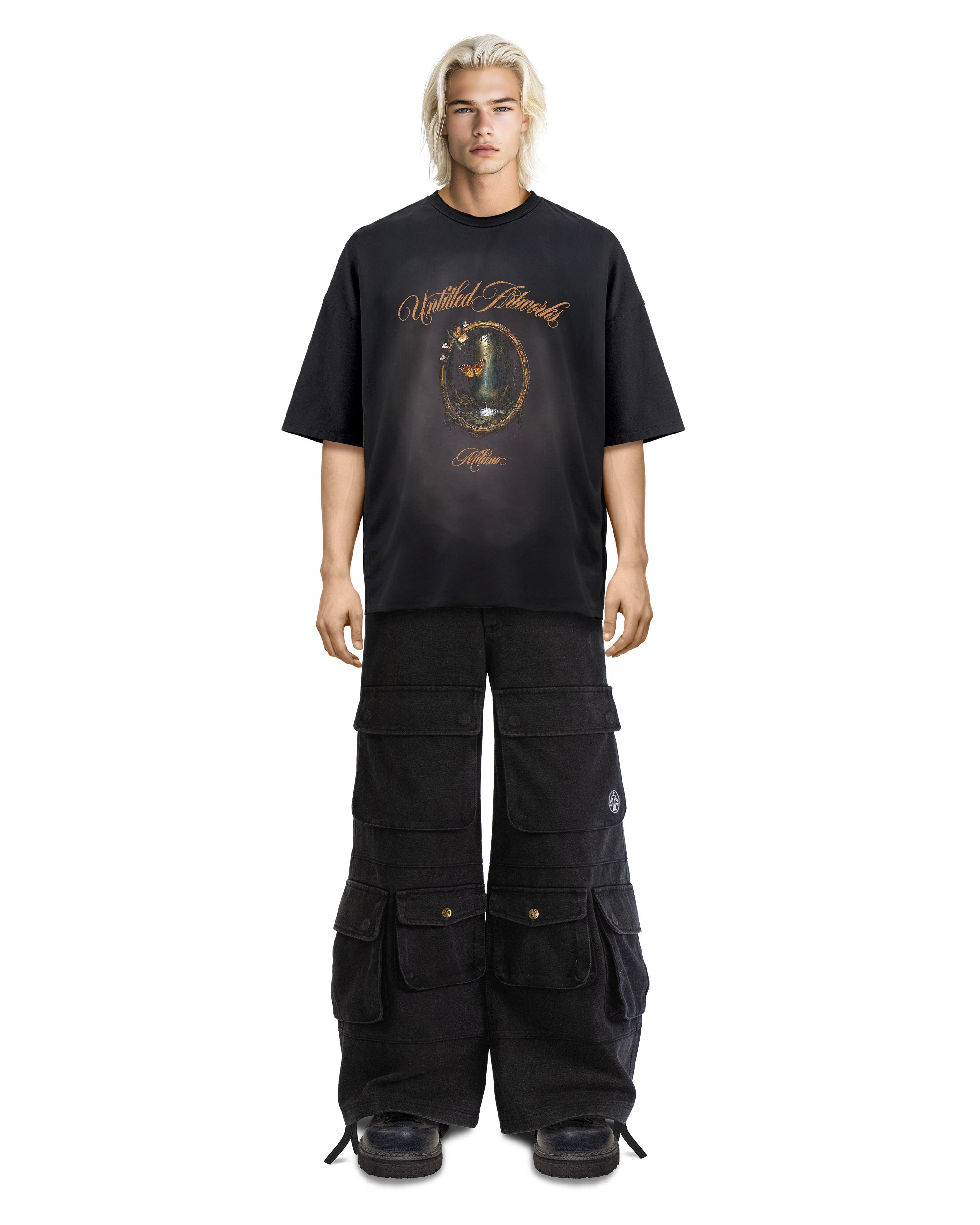Butterfly Black T-Shirt