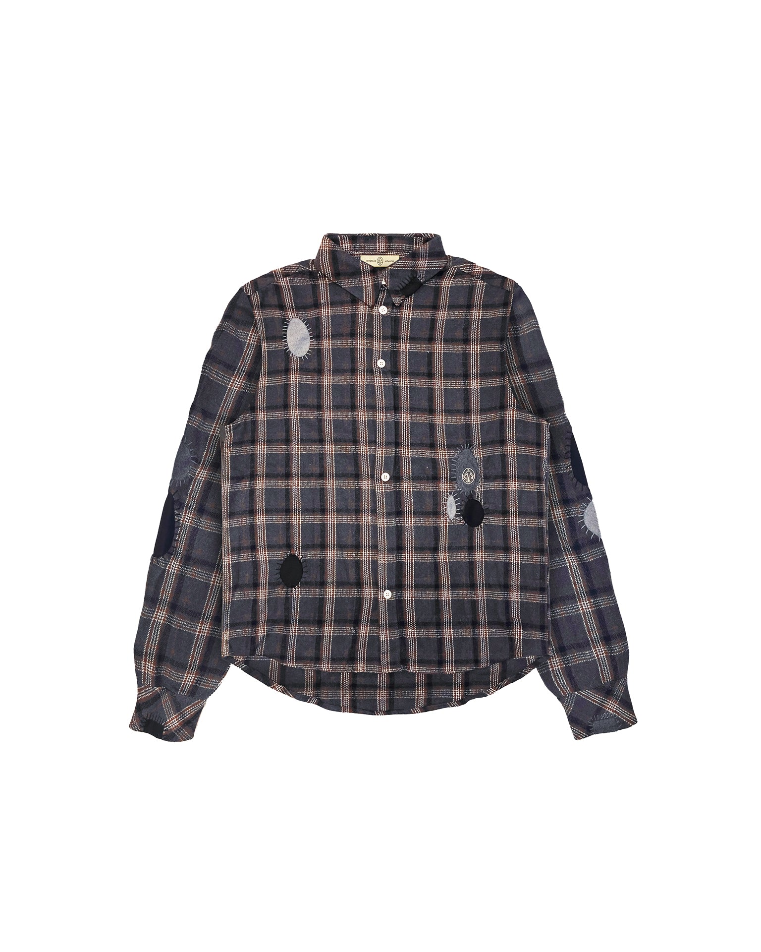 Shirt Check Flannel Storm Grey