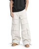 Cargo Wide Pants White 127