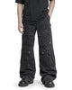 Cargo Wide Pants Washed Black 112 114