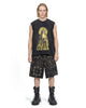 Denim Shorts Jacquard Black
