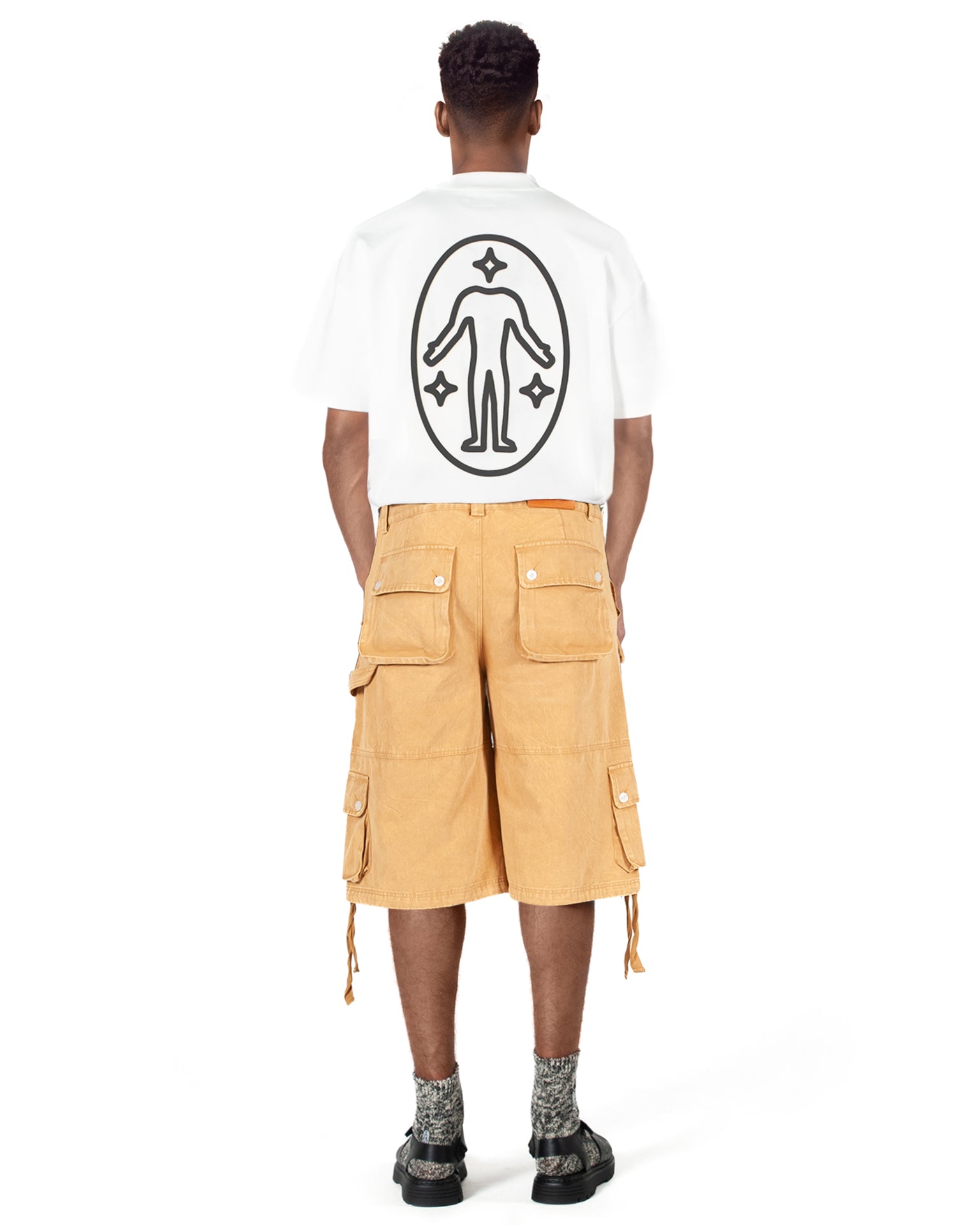 Washed Desert Cargo Shorts
