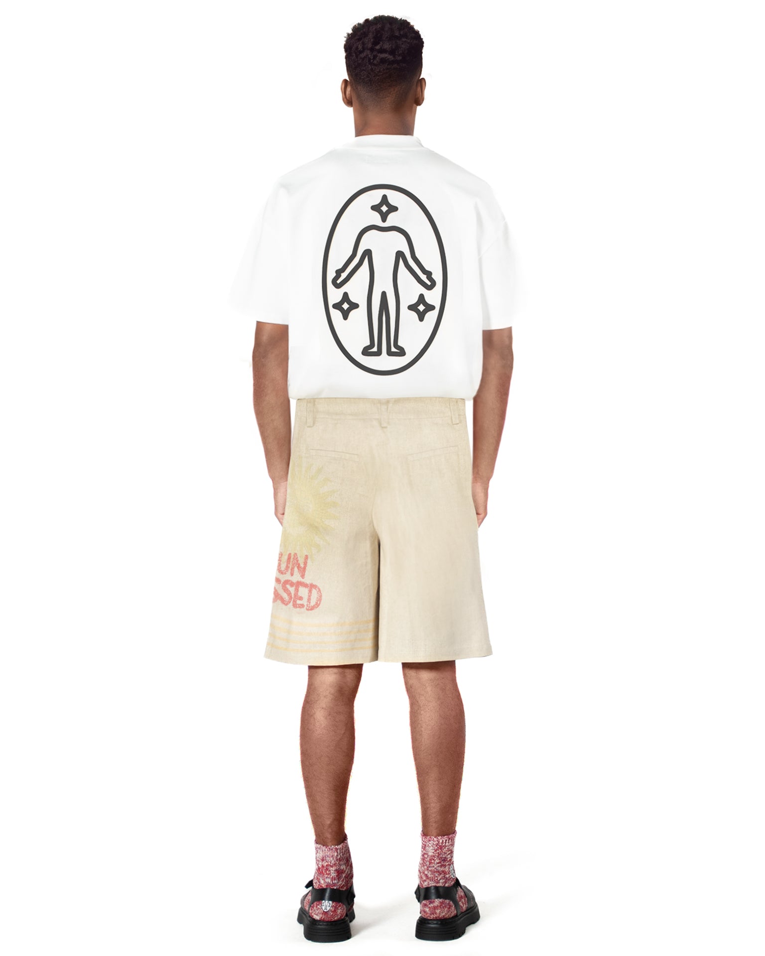 Fruit Linen Shorts