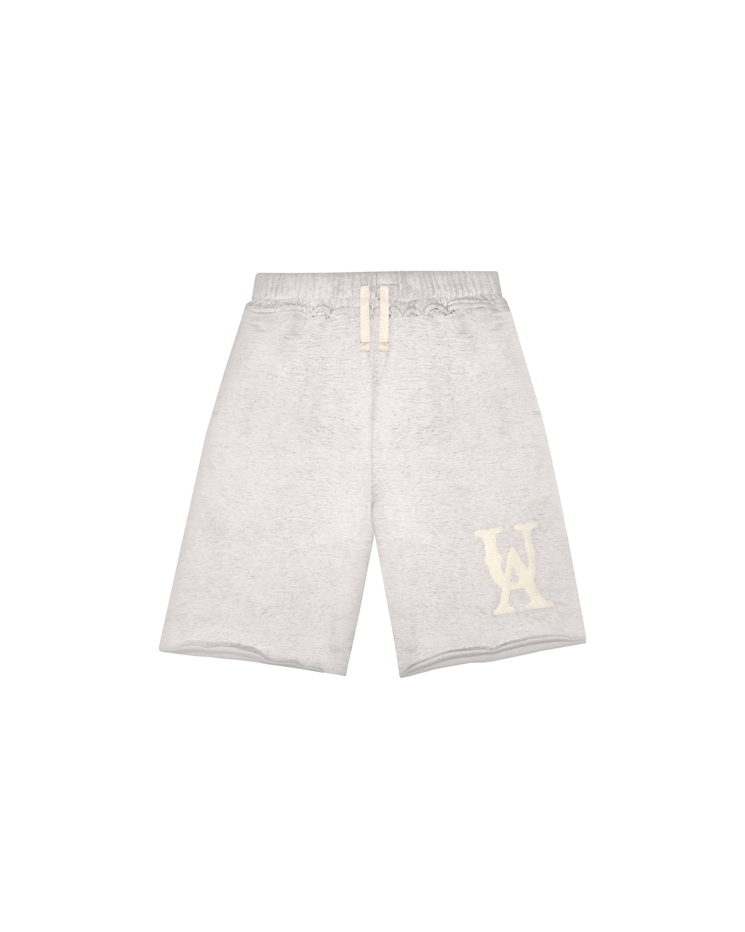 Grey Melange Sweat Shorts