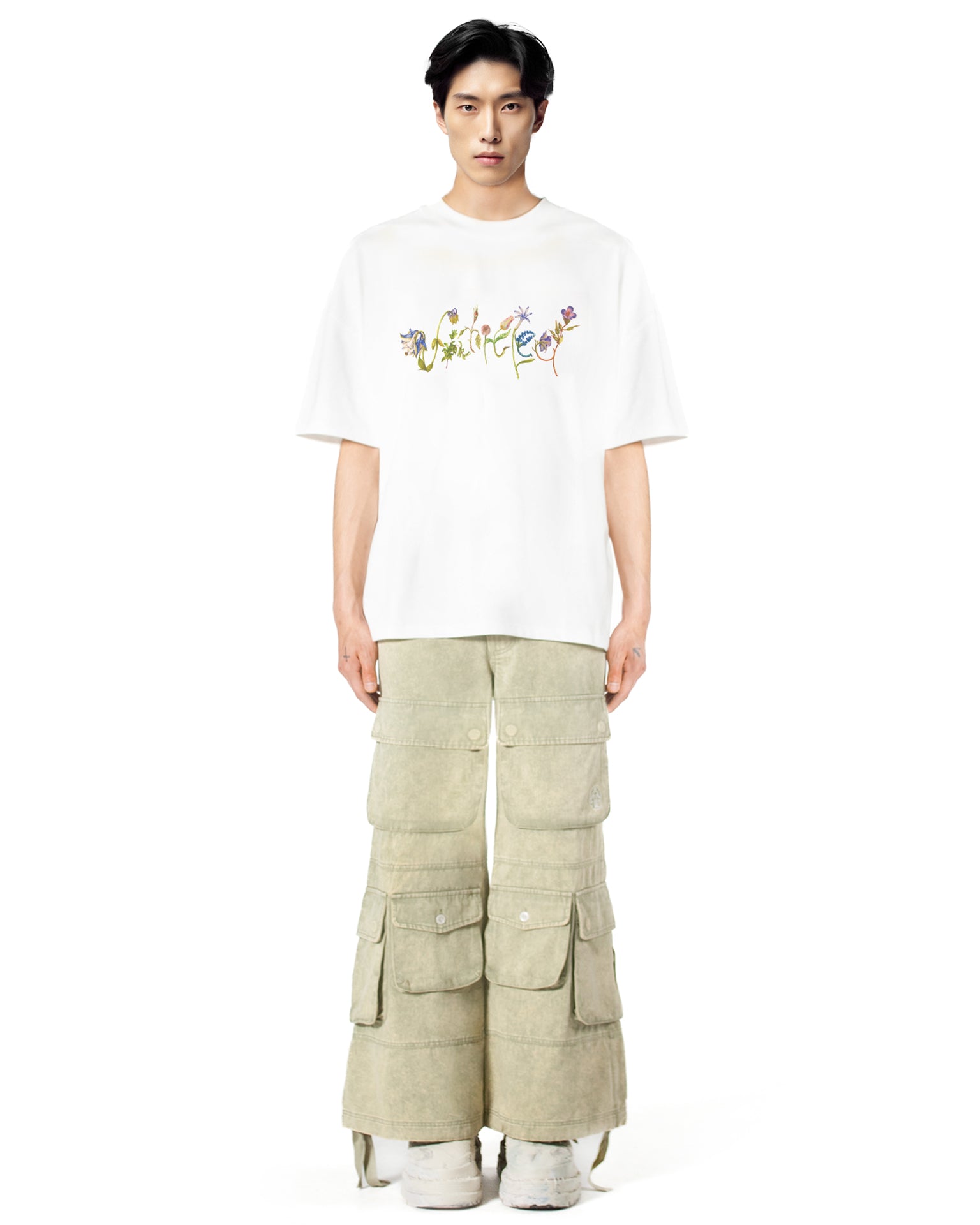 Flower Lettering T-Shirt