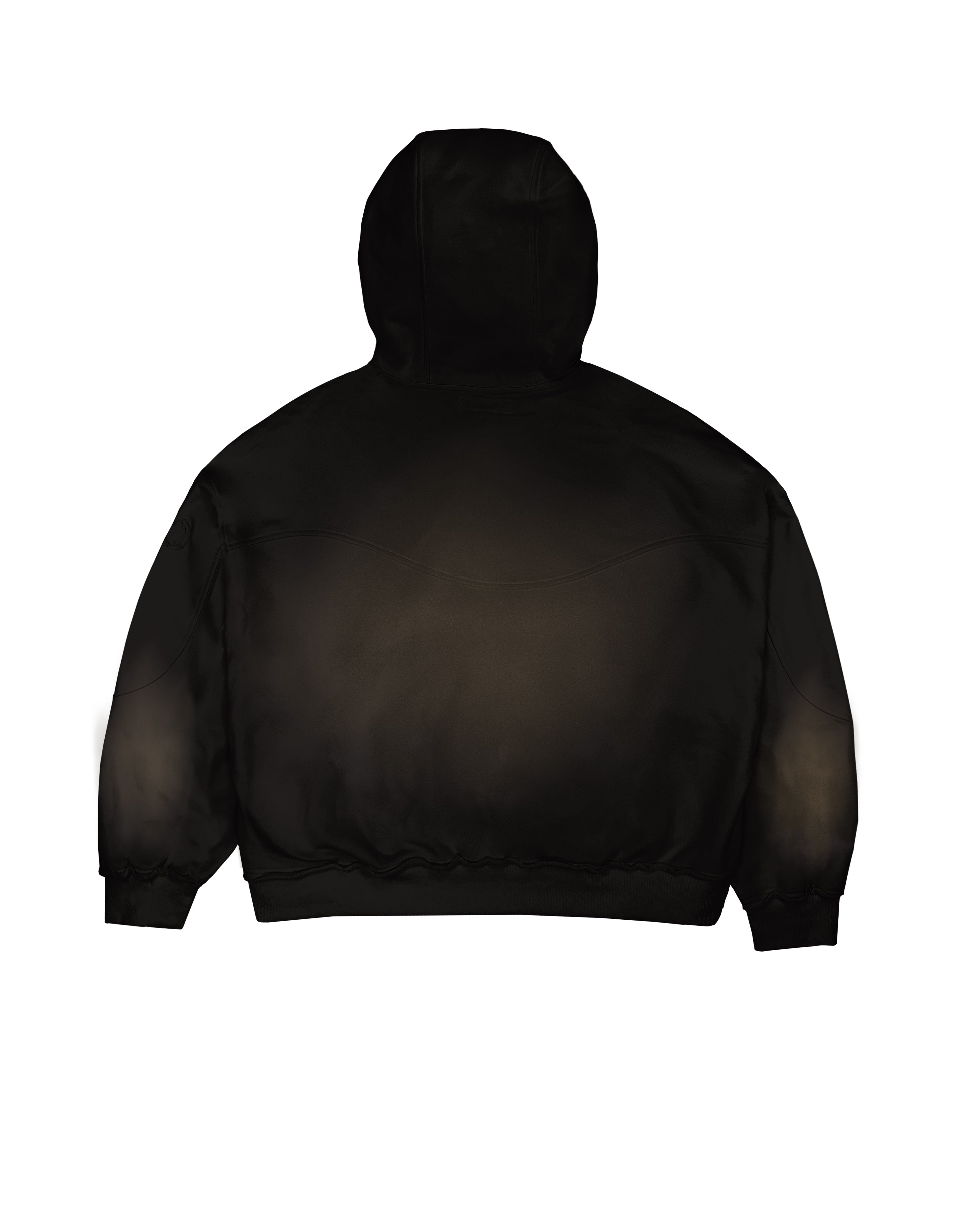 Faded Black Hoodie