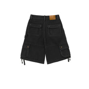 Cargo Shorts Washed Black