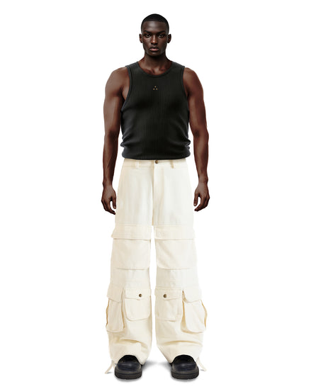 Cargo Pants Wide Leg Cream