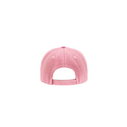 Untitled Artworks Essential Cap in Granite – Pink grey 6-panel cap with faded wash and Velcro adjustable back, made from recycled materials. Flat Back