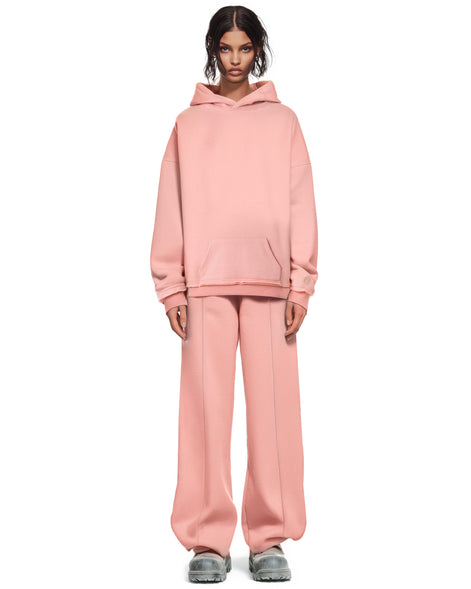 Front view of Essential Granite Sweatpants showcasing the relaxed fit and granite gray color