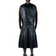 Black Leather Vest
