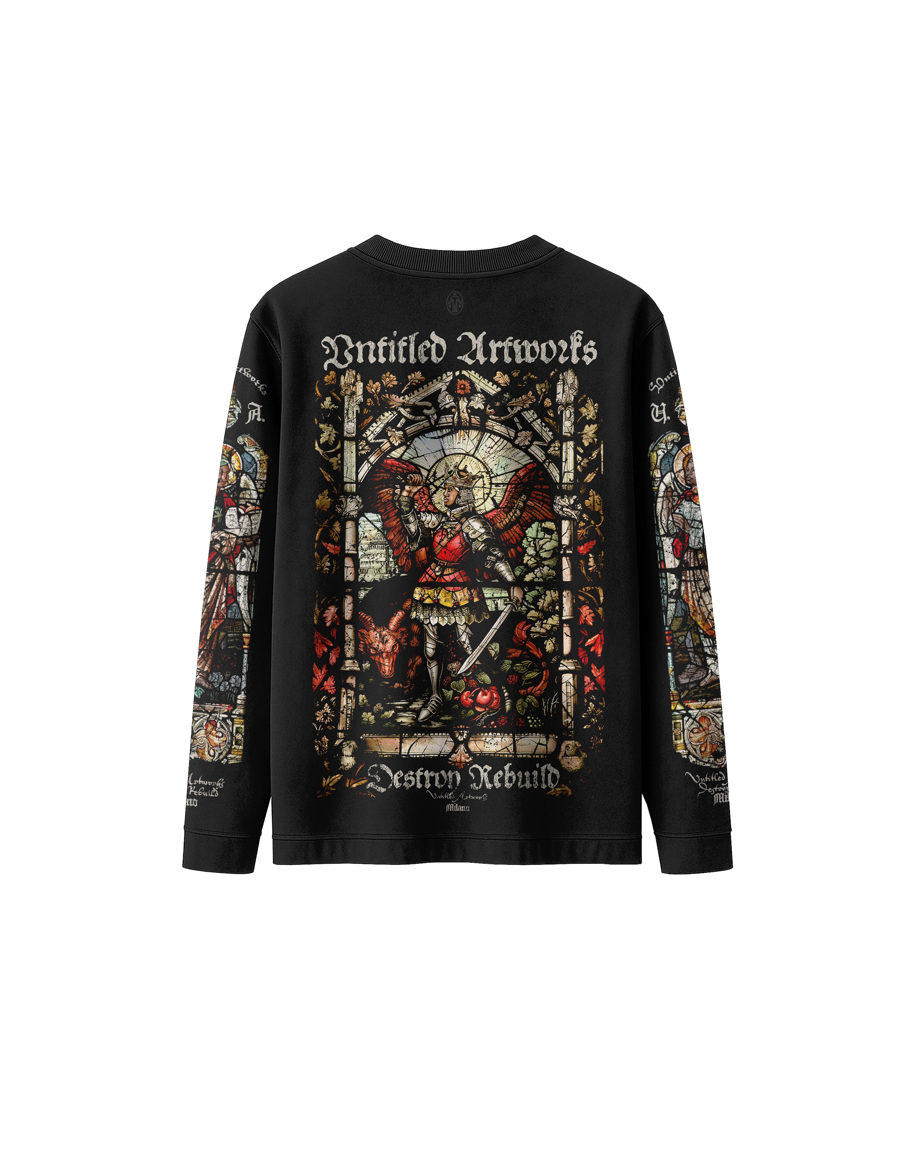 Cathedral Black Long Sleeve T-Shirt