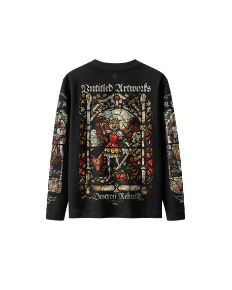 Cathedral Black Long Sleeve T-Shirt