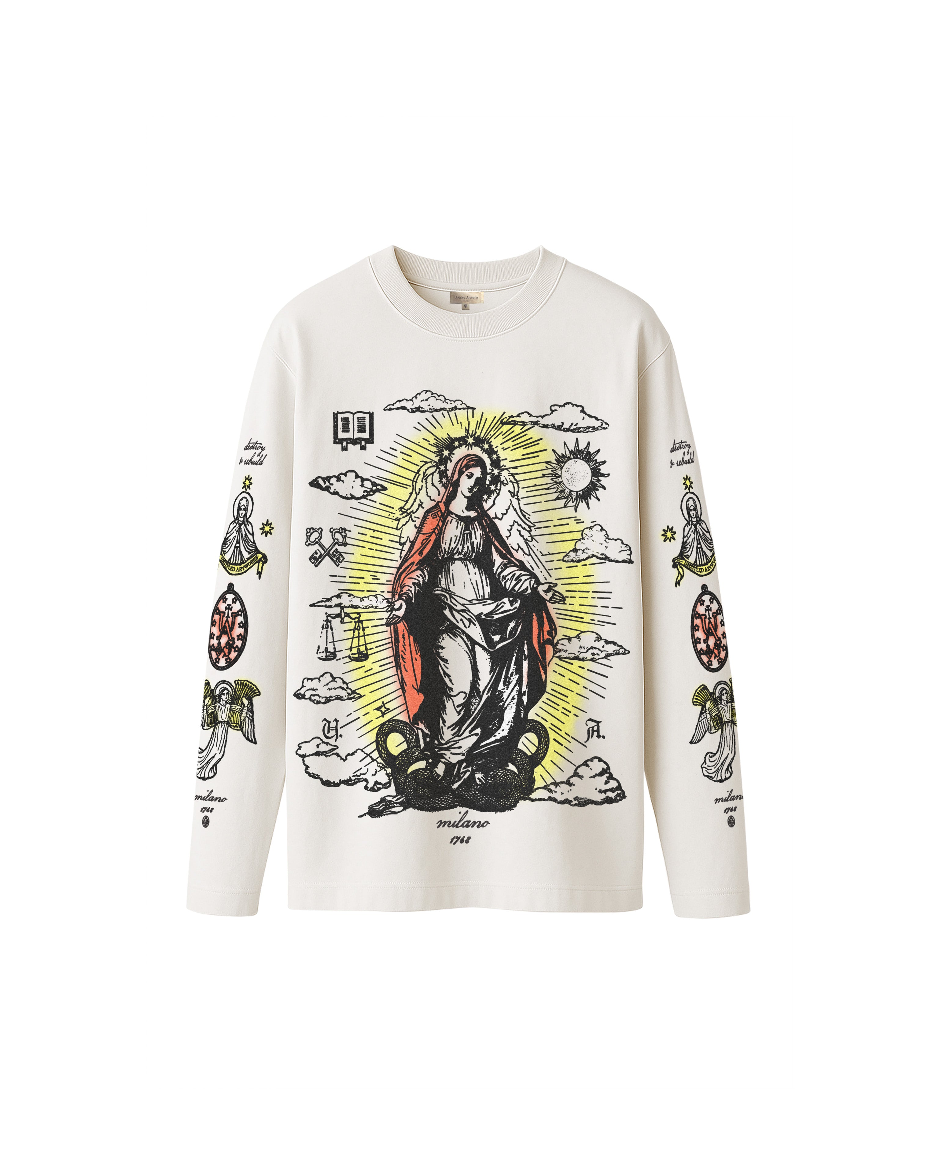 Sacred White Long Sleeve T-Shirt