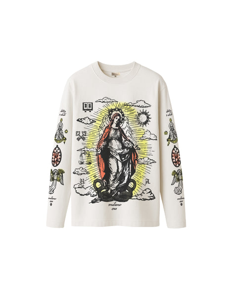 Sacred White Long Sleeve T-Shirt