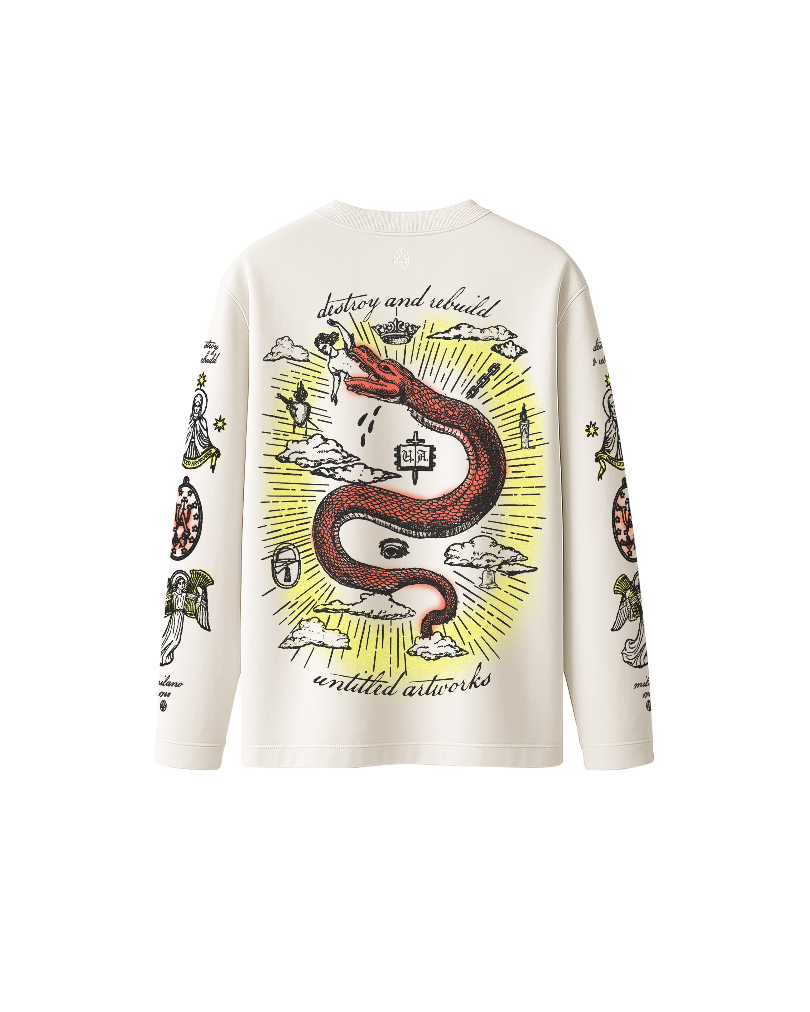Sacred White Long Sleeve T-Shirt