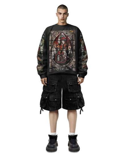 Long Sleeve T-Shirt Cathedral Black