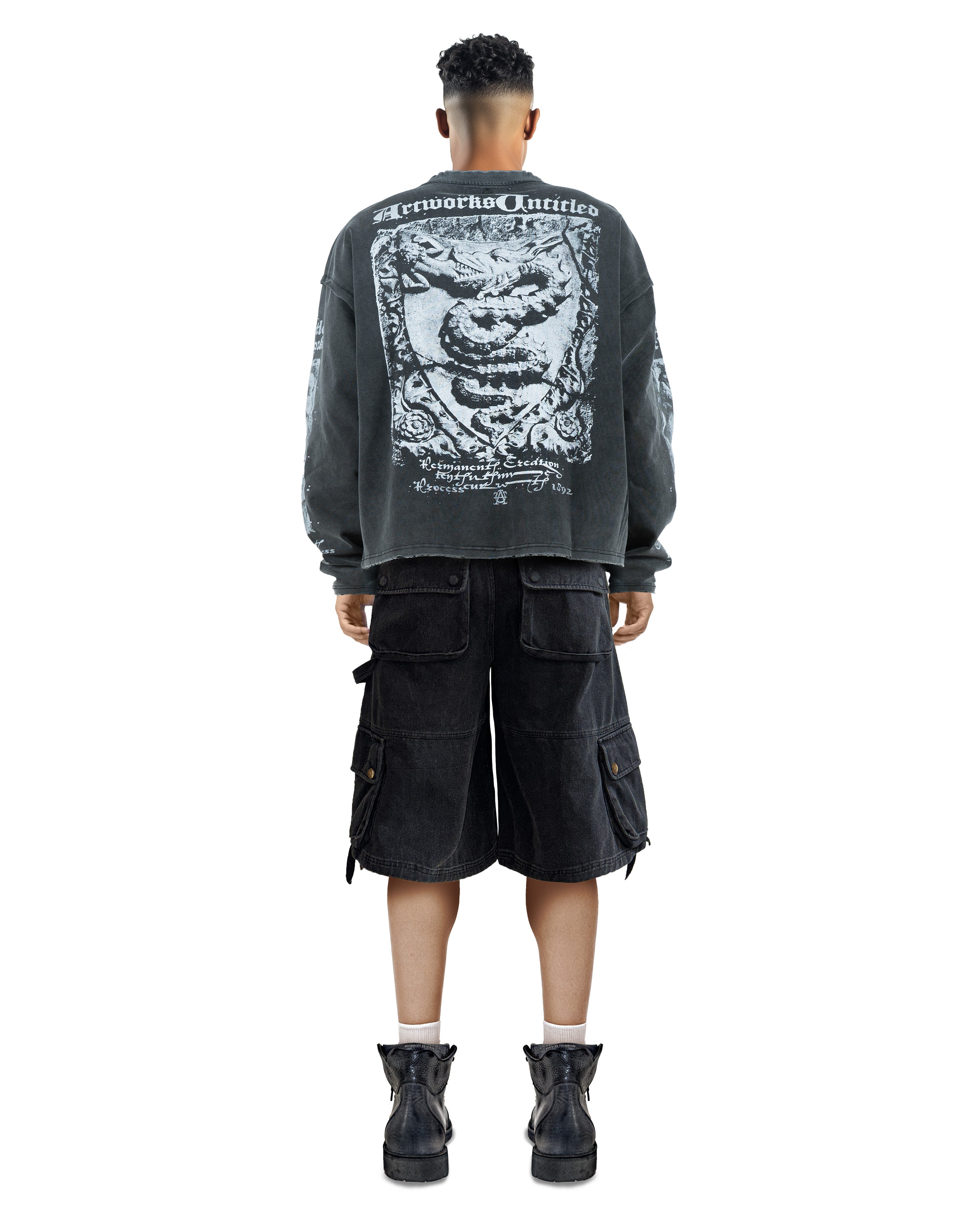 Militia Black Long Sleeve T-Shirt