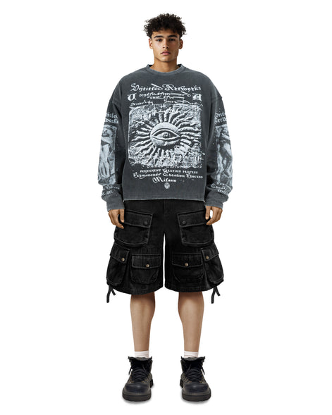 Militia Black Long Sleeve T-Shirt