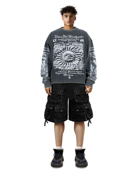 Militia Black Long Sleeve T-Shirt