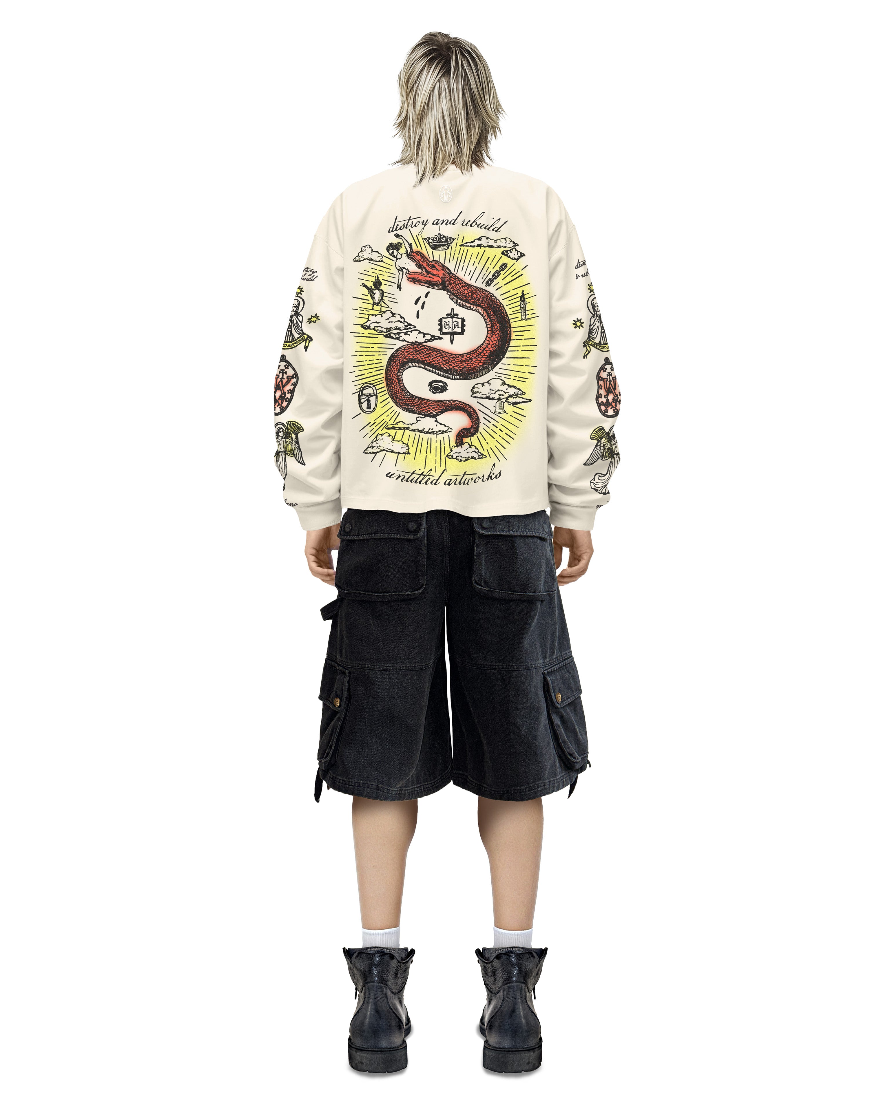 Sacred White Long Sleeve T-Shirt