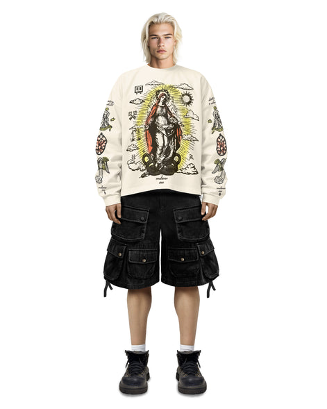 Sacred White Long Sleeve T-Shirt