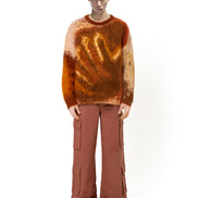 Mohair Hand Amber
