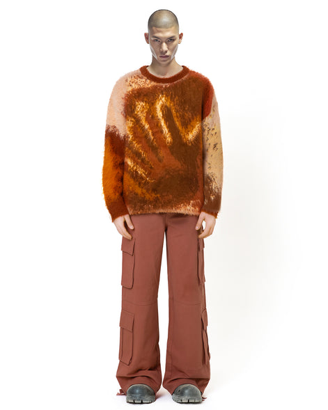 Mohair Hand Amber