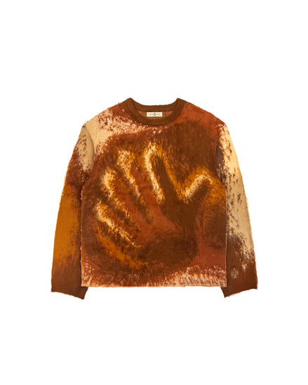 Mohair Hand Amber