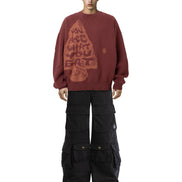 Arrow Rust Crewneck Sweater