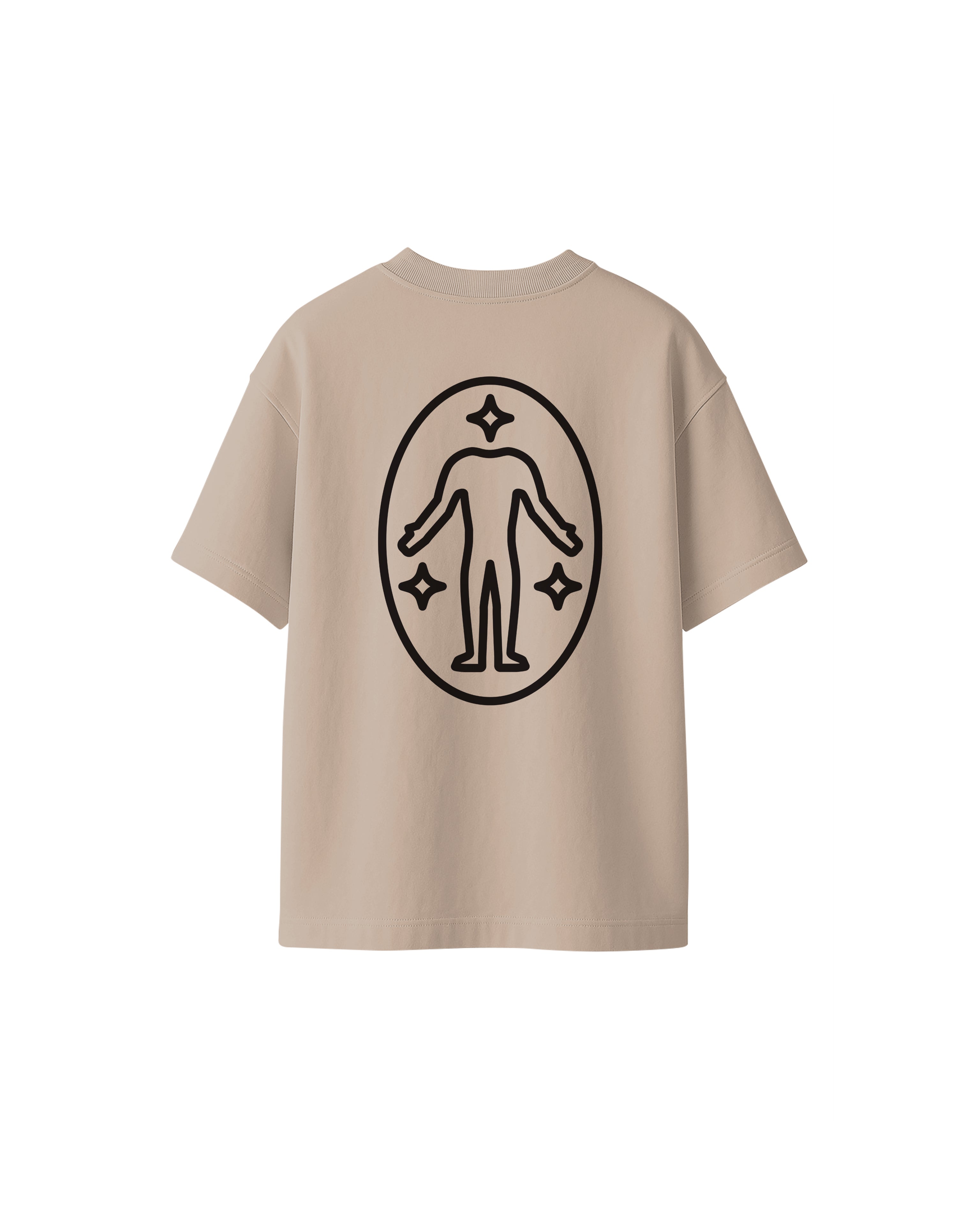 Essential Logo Taupe T-Shirt