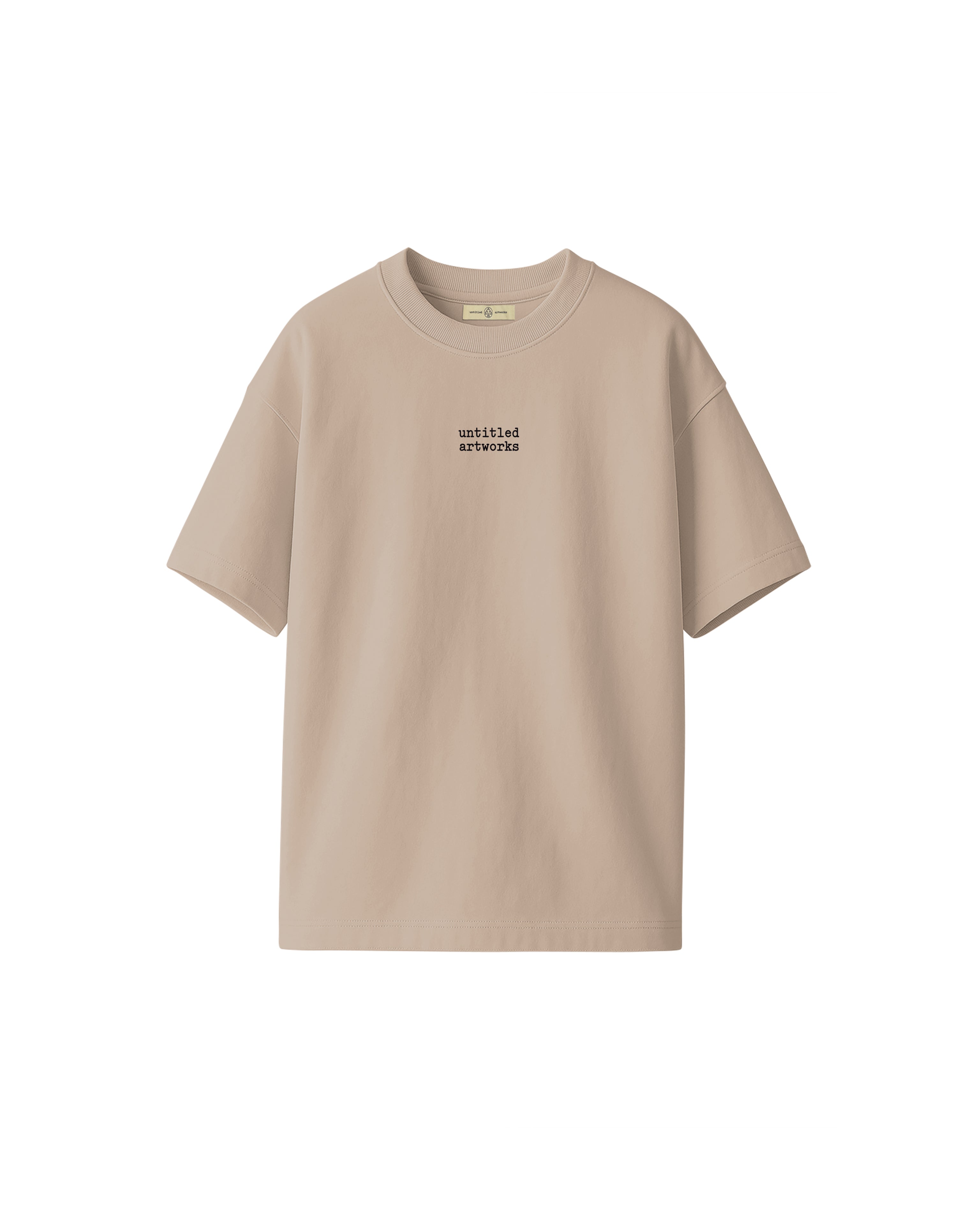 Essential Logo Taupe T-Shirt