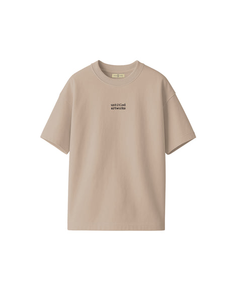Essential Logo Taupe T-Shirt