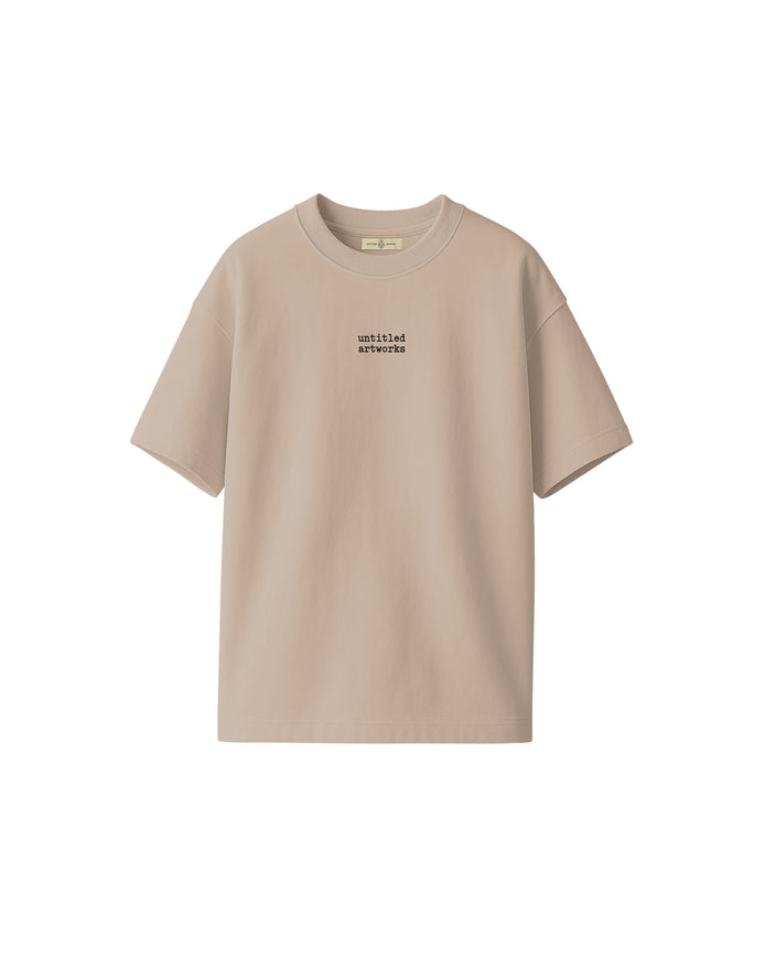 Essential Logo Taupe T-Shirt