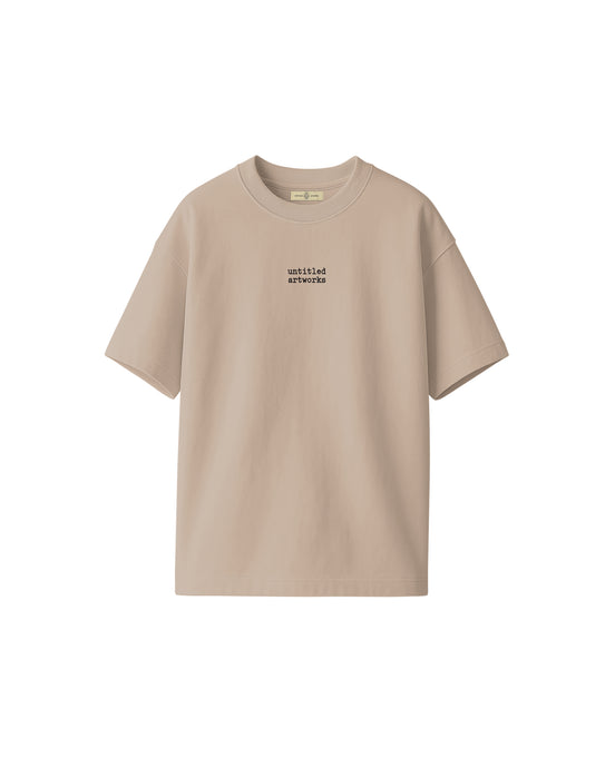 Essential Logo Taupe T-Shirt