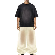 Tobi Wide Leg Cream Jeans