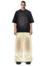 Tobi Wide Leg Cream Jeans