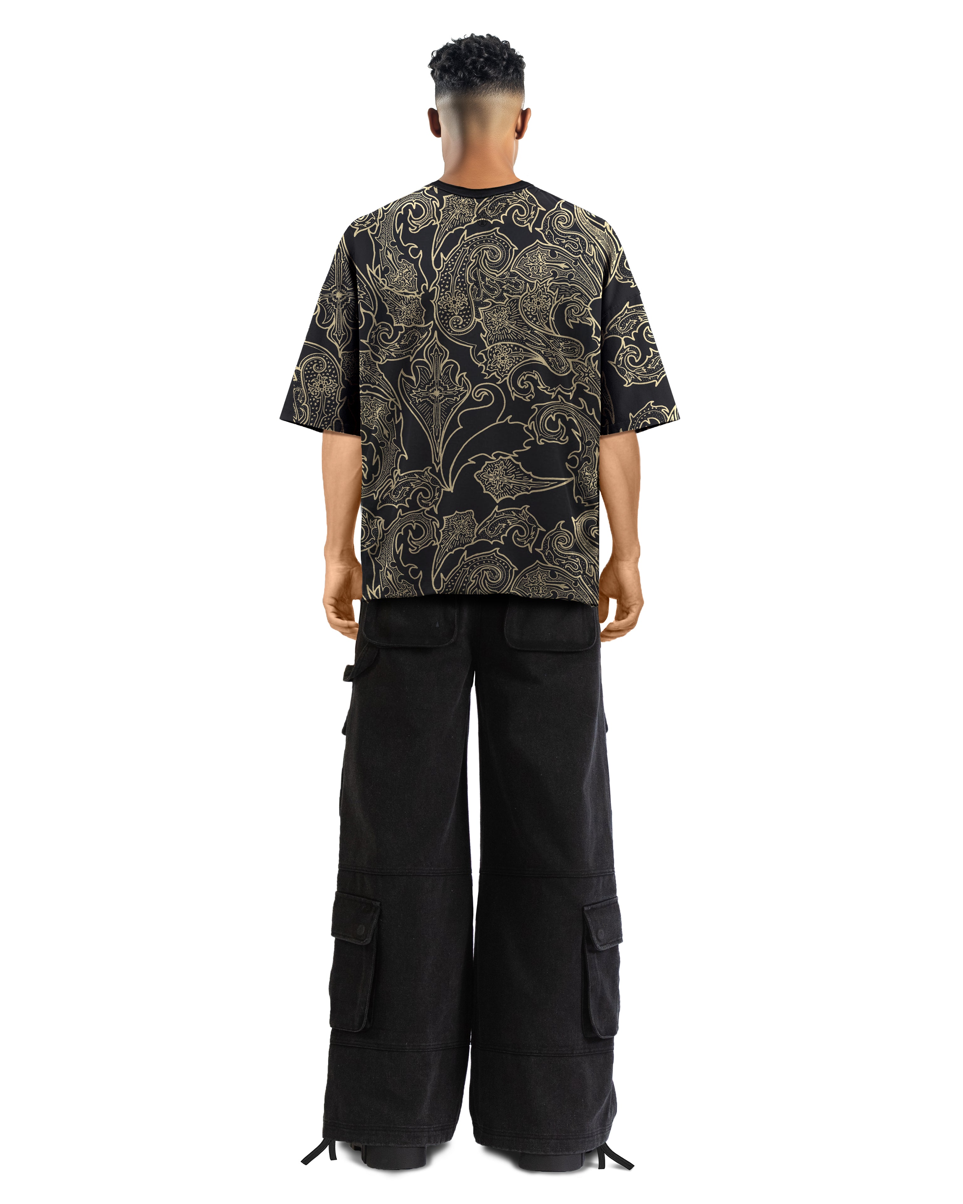 Motive Black T-Shirt