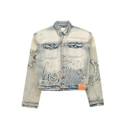 Denim Hippie Jacket Washed Blue