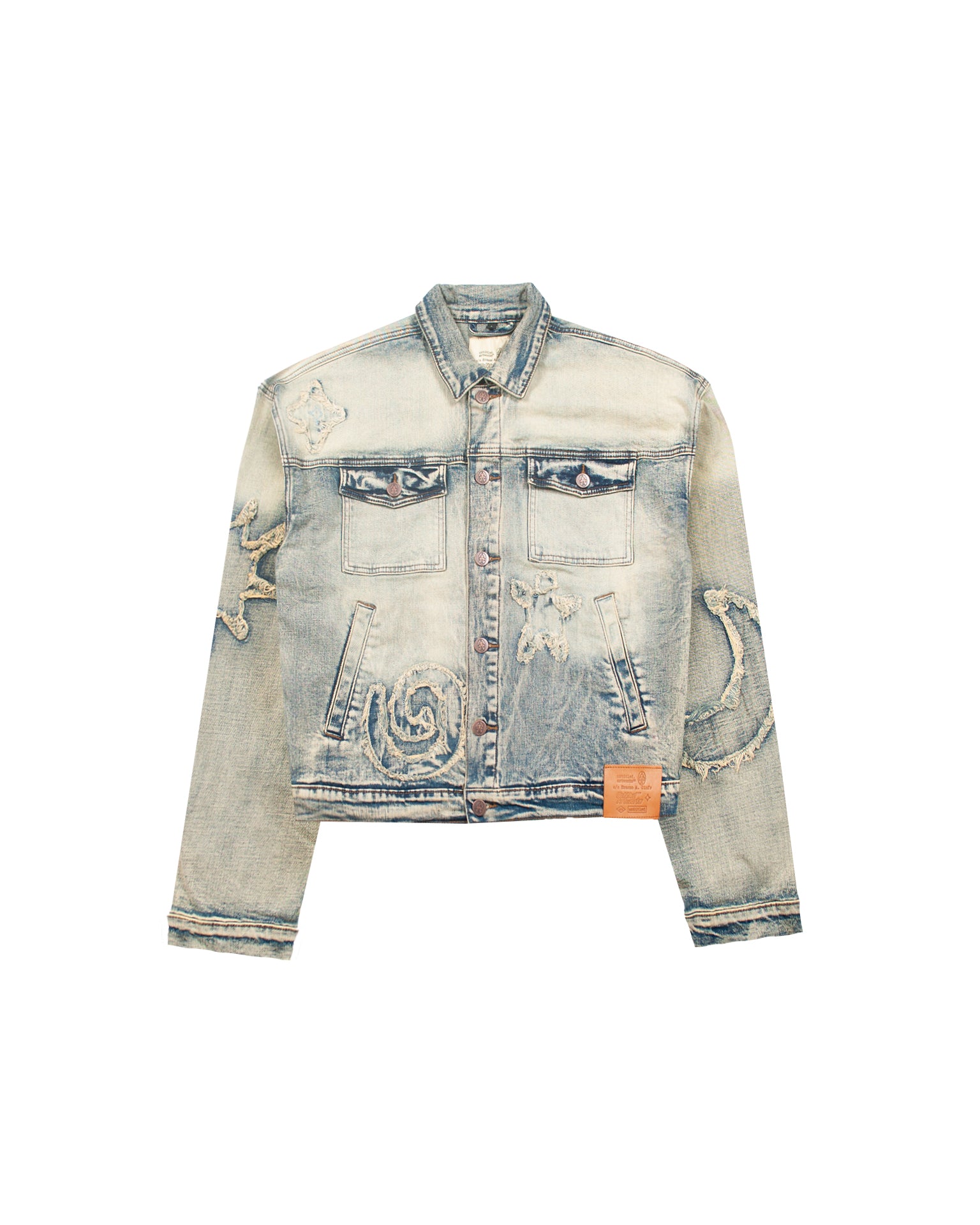 Denim Hippie Jacket Washed Blue