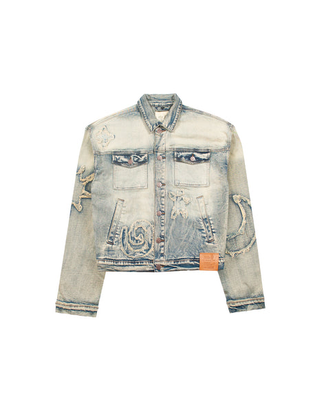 Denim Hippie Jacket Washed Blue