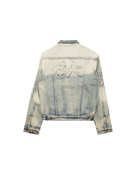 Denim Hippie Jacket Washed Blue