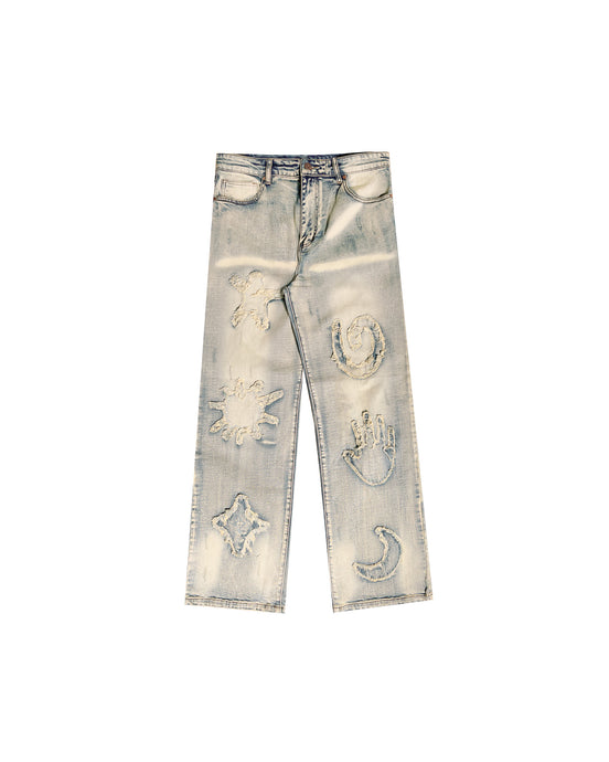 Denim Hippie Pants