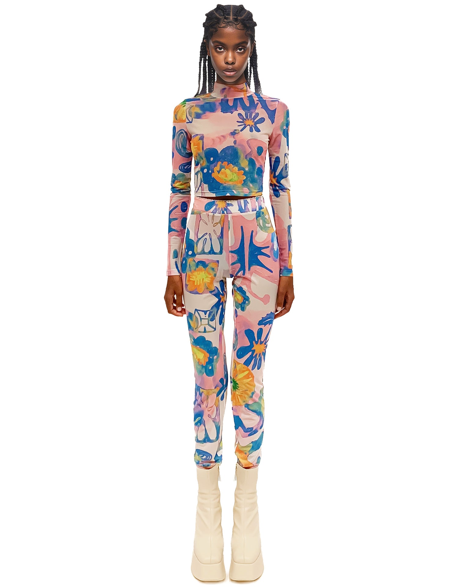 Mesh High Neck Fairy