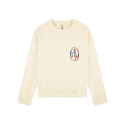 Playful Canvas Crewneck Sweatshirt