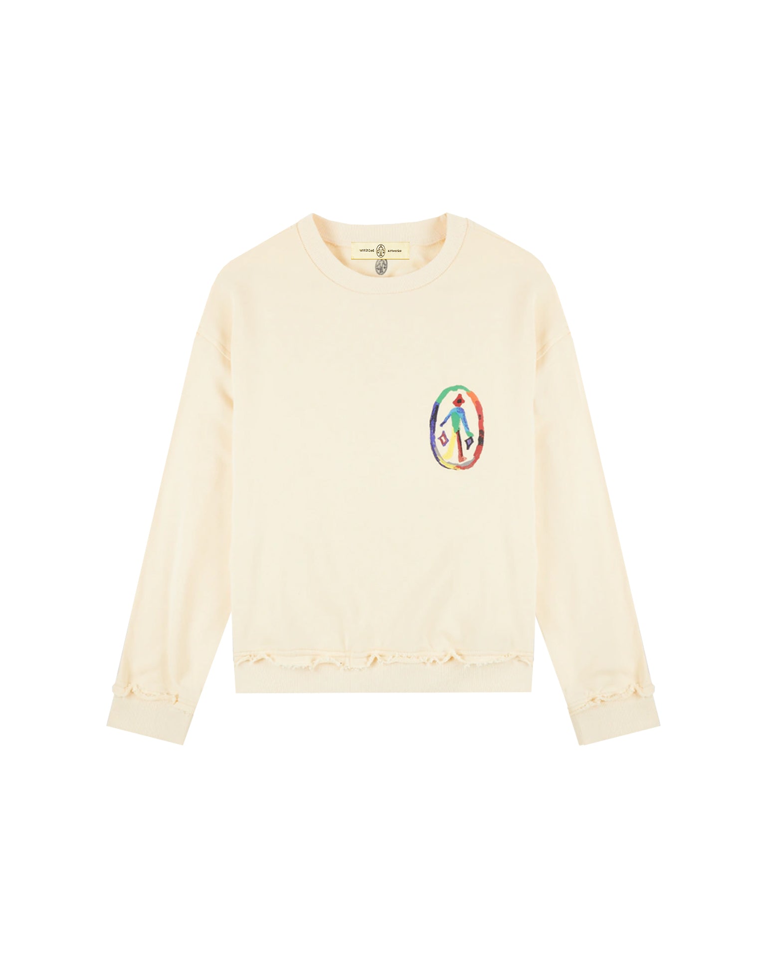 Playful Canvas Crewneck Sweatshirt