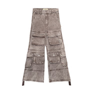 Cargo Wide Washed Wood Brown