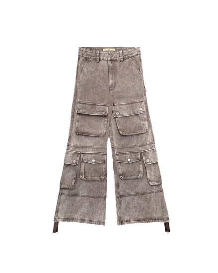 Cargo Wide Washed Wood Brown