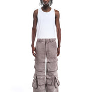 Cargo Wide Washed Wood Brown