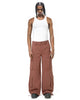 Cargo Wide Pants Rust
